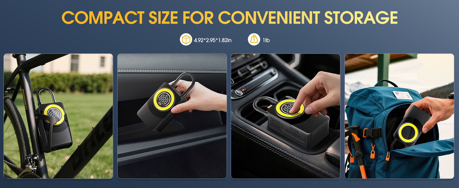 Cordless tire inflator