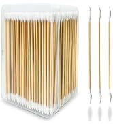 400PCS Gun Cleaning Swabs - Double Ended, 6 Inch Long, Pointed and Bamboo Cotton Swabs, Lint Free...