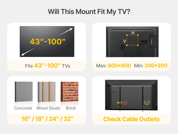 large tv mount