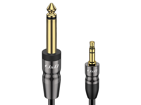 1/4 TS to 1/8 TRS Cable
