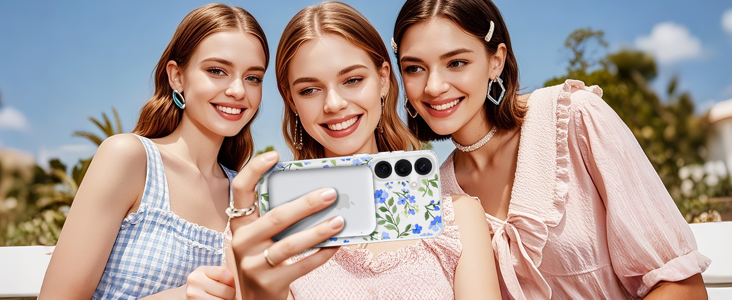 4(12)-gorgeous flower phone case for wireless charging
