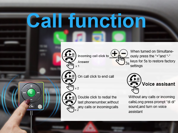bluetooth aux adapter for car