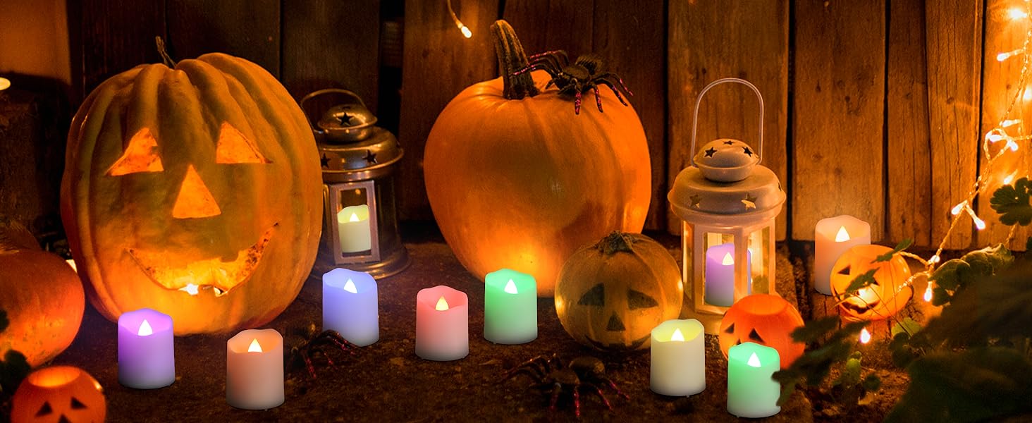 Color change tea lights