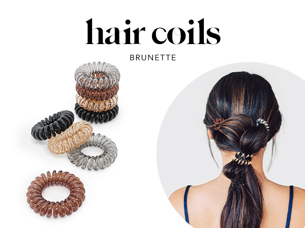 clear hair elastics hair ties no damage hair ties hair clip hair tie holder coil hair ties
