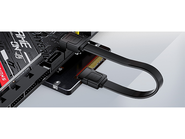 SATA III (6 Gbit/s) Straight Data Cable with Locking Latch for HDD/SSD/CD and DVD Drives