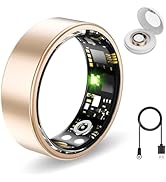 Smart Health Rings for Women Men, Fitness Tracker with Heart Rate, Blood Oxygen, HRV, Sleep Track...