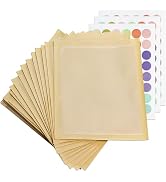 Goalfly 100 Pcs Large Bakery Bags with Window, 8.3 x 9.8 Inches Sandwich Bags, Pastry Bag, Pastry...