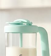 Borosilicate Glass Formula Mixing Pitcher – 32oz True Mixing Capacity, Time Dial for Freshness Tr...