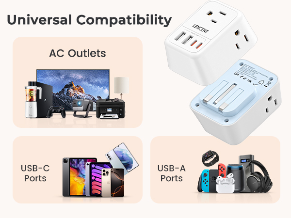 US to UK Plug Adapter