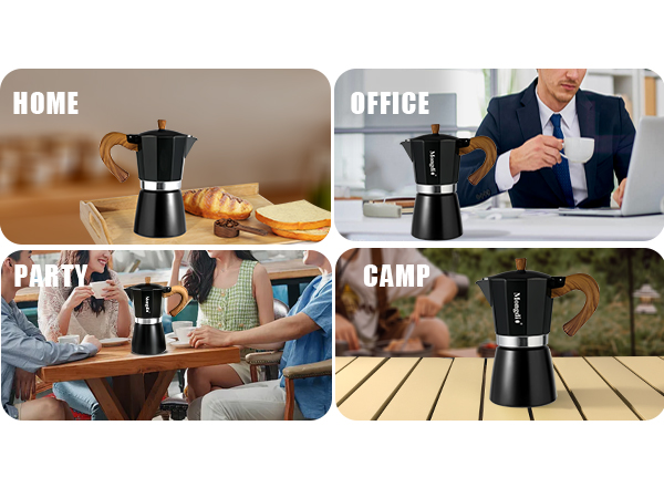 Stovetop Espresso Maker Moka Pot