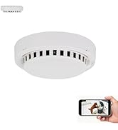 LIZVIE Manual DIY Hidden Camera Smoke Detector - 150° Wide Angle, Motion Detection, Night Vision,...