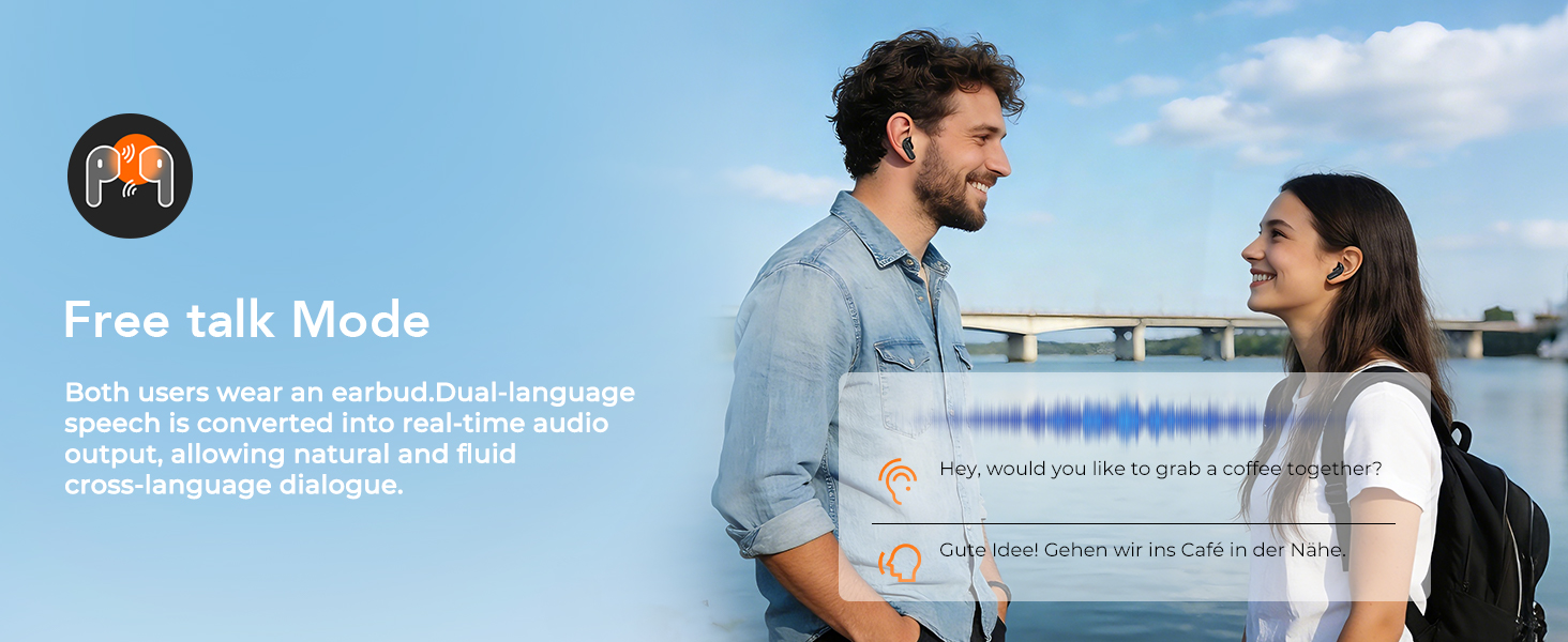 AI Language Translator Earbuds