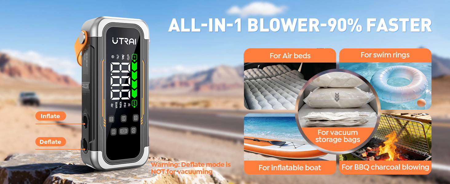 car jump starter with air compressor