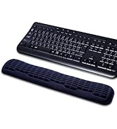 UnivoColors Memory Foam Keyboard Wrist Rest,Latest 3.0 Wave Curve Design,High-Resilience Memory F...