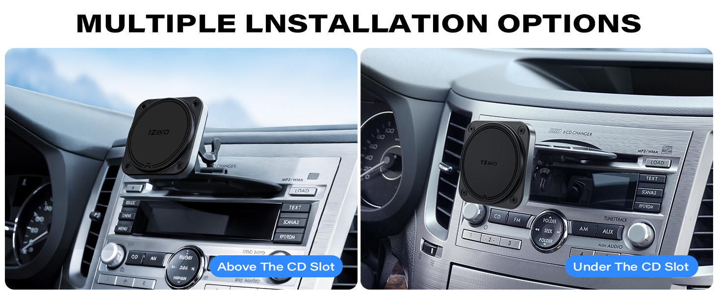 cd phone holder for car