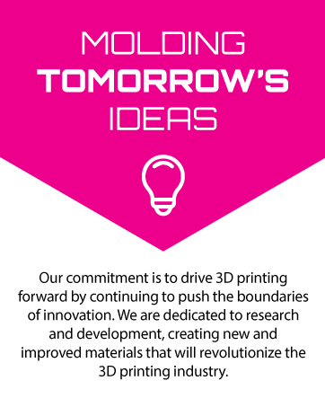 HATCHBOX 3D will work hard to innovate new 3d printing filaments to drive 3d printing forward