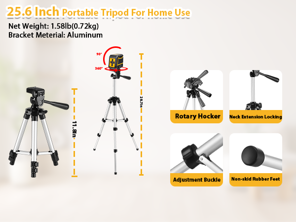 with tripod