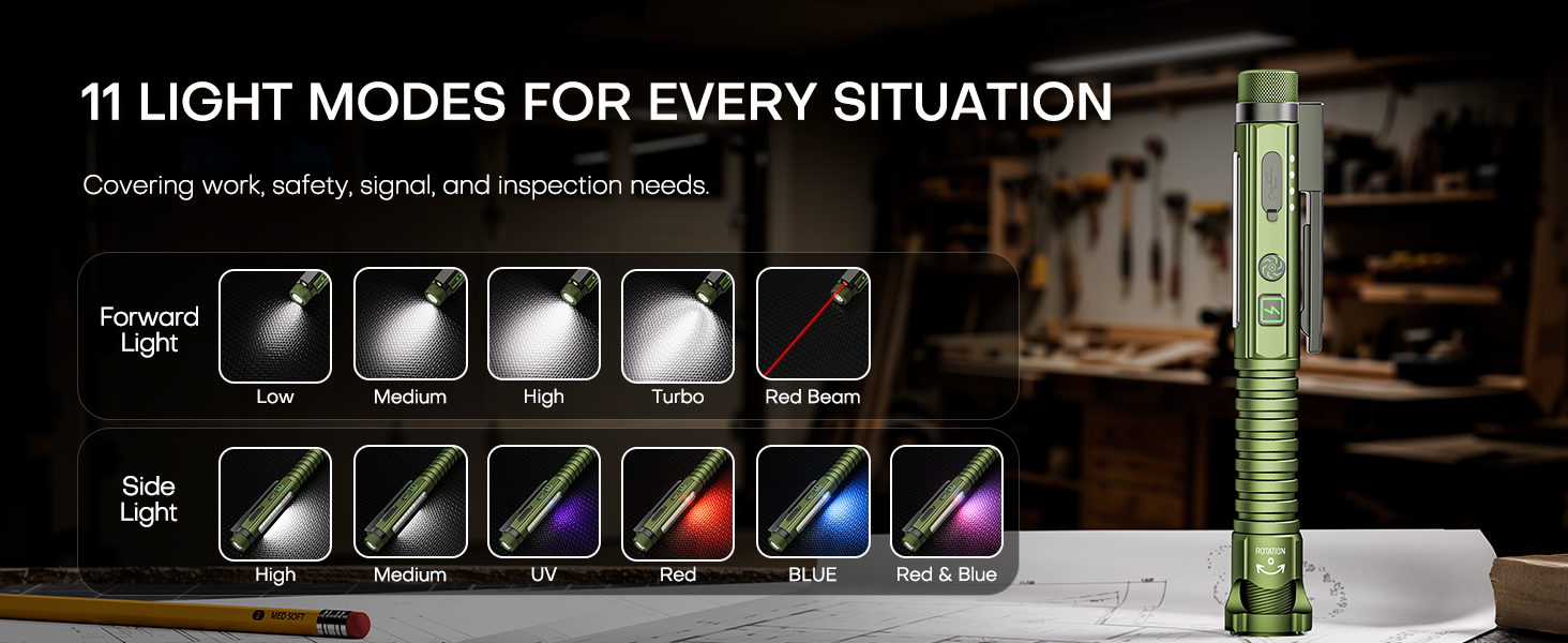 EDC flashlight pen light flashlights flash light