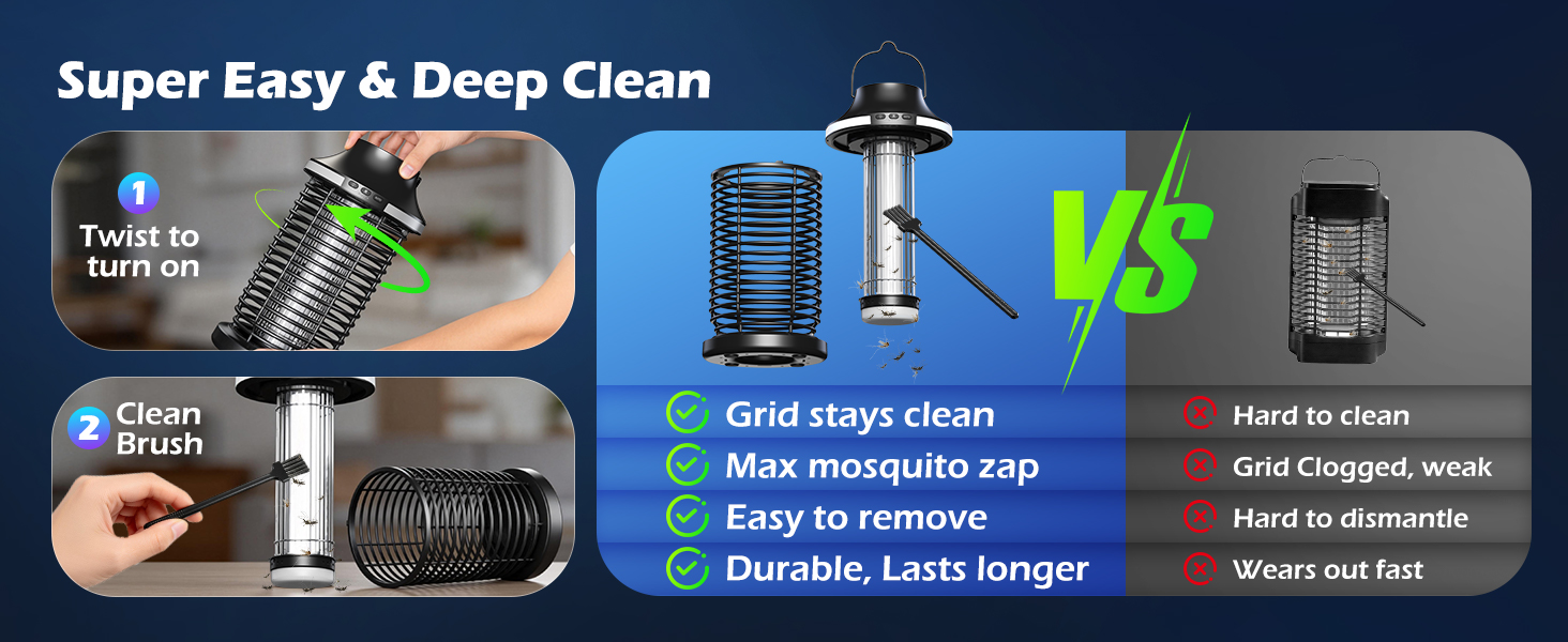 rechargeable bug zapper