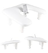 Manicure Arm Rest with Rotating Phone Holder for Nails Tech, U - Shaped Adjustable Nail Hand Rest...