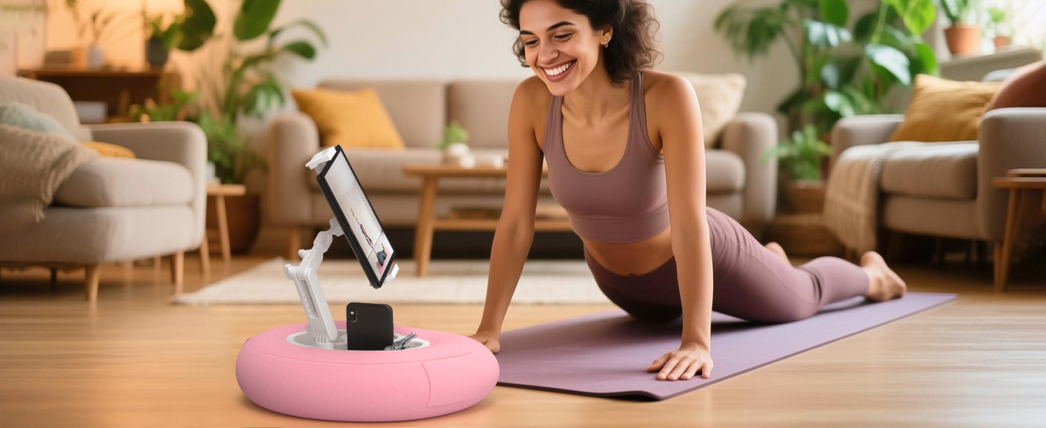 tablet stand pillow