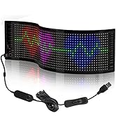BTF-LIGHTING RGB Full Color 3528SMD Addressable 16x64 1024 Pixels LED Matrix Panel IP66 Flexible ...