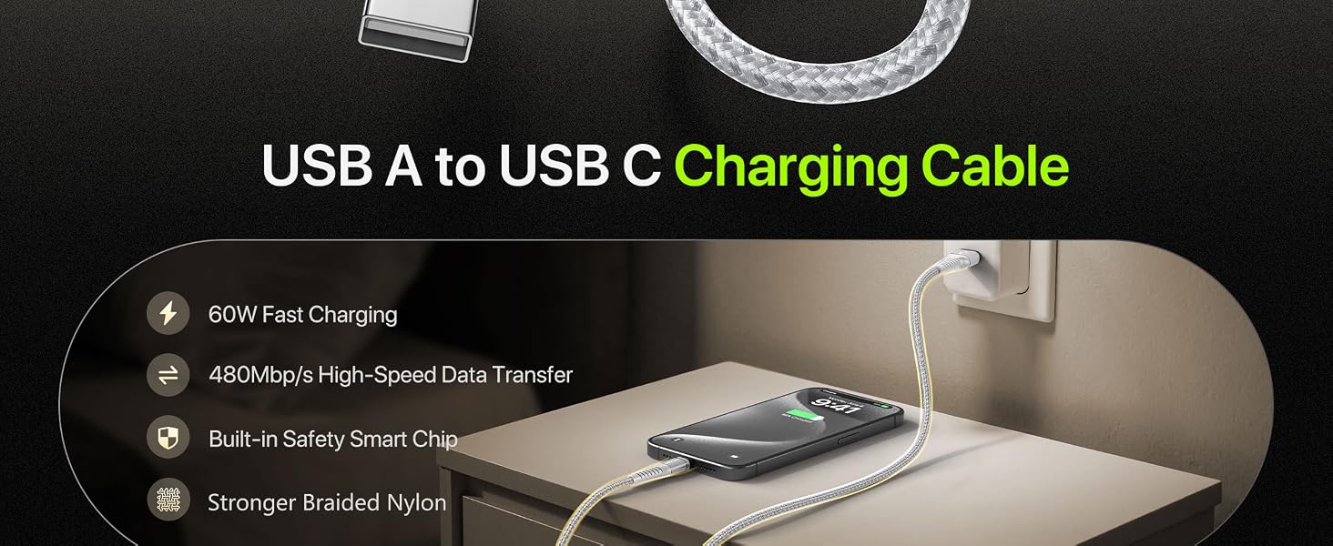 usb a to usb c cable