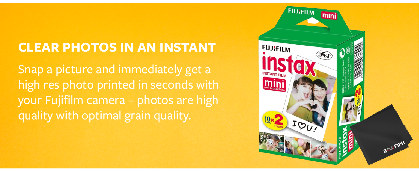 Boomph's Fujifilm Instax Mini Instant Film Kit