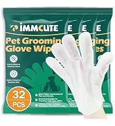 32 PCS Unscented Extra Thick Pet Bathing Wipes 