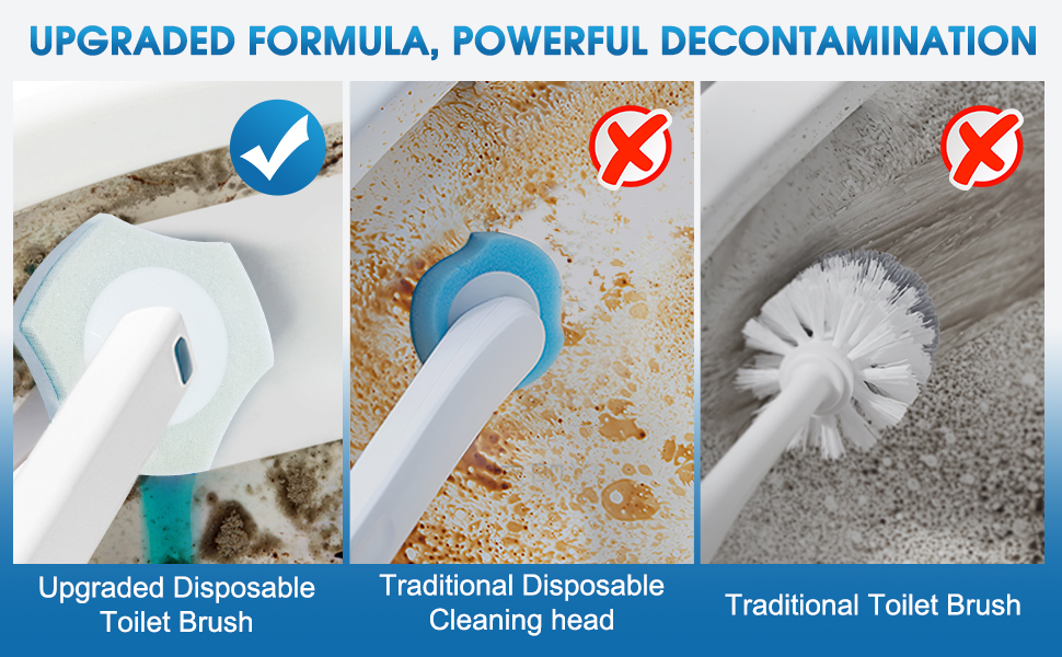 Disposable Toilet Cleaning Brush