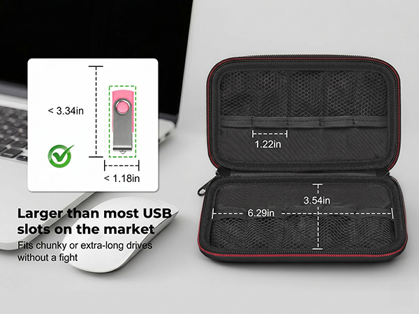 fireproof flash drive case