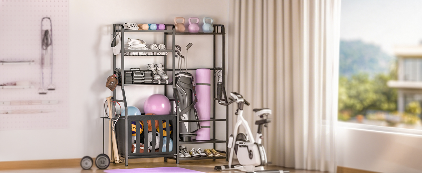 sports gear storage