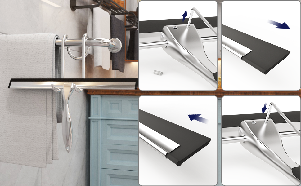 Shower Squeegee Silver