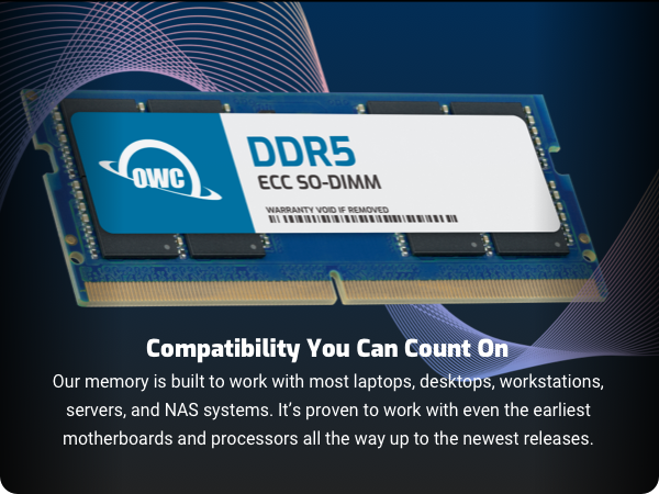 DDR5 ECC NAS SERVER MEMORY RAM MODULE SO-DIMM STICK 32gb 16gb 8gb 262pin 4800MHz PC5-38400 CL40