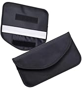 YAWUROU 2 PCS Phone Faraday Bags, RFID Signal Blocking Pouch, Anti-Tracking Anti-Theft Car Key Pr...