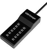 USB C Charging Station, 60W 12-Port USB C Charger, USB C Charger Multiple Devices, USB C Plug Des...