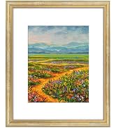 Golden State Art,16x20 Ornate Picture Frame with White Mat for 11x14 Photo or Display 16x20 Print...