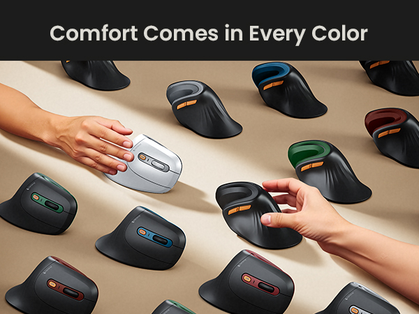 Bluetooth Rechargeable Vertical Mouse