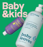 ATTITUDE 2-in-1 Shampoo and Body Wash for Baby, Fragrance-Free EWG Hypoallergenic Plant- and Mine...