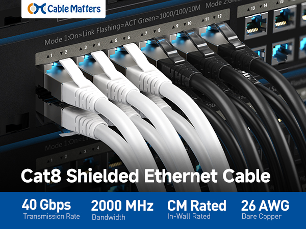 Cable Matters Category 8 S/FTP cable