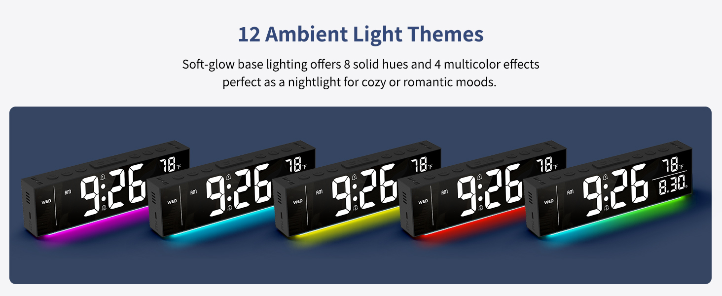 alarm clock for bedroom