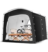Bike Storage Tent,for 2-10 Bikes, 118 x 86 x 72 in Outdoor Portable Bike Storage, 210D Oxford Fab...
