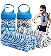 BOGI 2 Pack Cooling Towel, Cooling Towels for Neck and Face-40"x12"- Ice Towel for Instant Coolin...