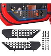 CNSPEED Metal Front Door Pocket Storage Box, Door Side Insert Organizer Compatible with Jeep Wran...
