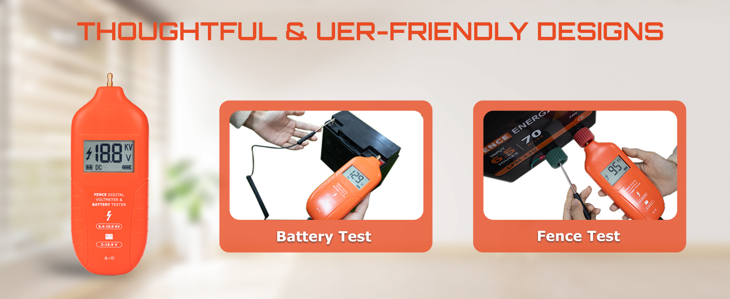 Electric Fence Tester 