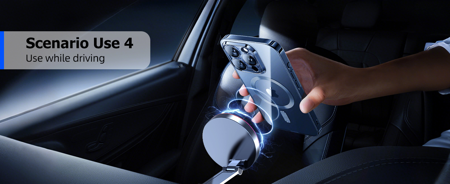 magnetic wireless charger holder
