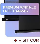 PropVue Projector Screen has premium wrinkle free canvas
