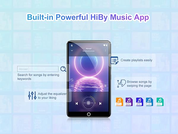 mp3 player with Bluetooth and wifi