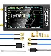 AURSINC Upgraded NanoVNA-F V2 Vector Network Analyzer 50KHz-3GHz HF VHF UHF VNA Antenna Analyzer,...
