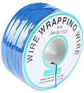 JESSINIE Blue Electronic Wire DM-30-1000 Wire Wrapping Wire 30 AWG Single Core Wire Circuit Board...